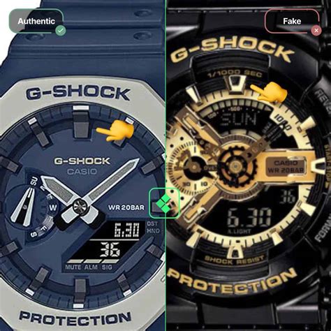 difference between real and fake casio watch|casio g shock counterfeit.